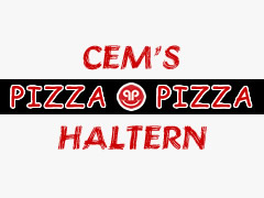 Cem's Pizza Pizza Logo